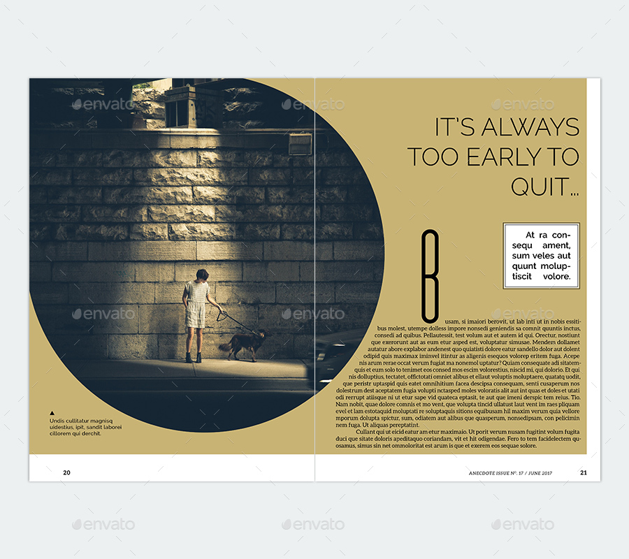 Anecdote Magazine Volume 17 by AUTHENTRICK GraphicRiver